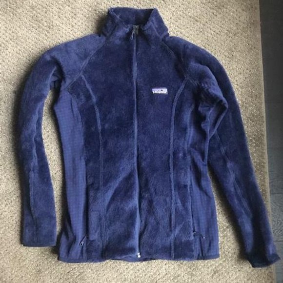 Dark Blue "Fuzzy" Outerwear Jacket from Patagonia - Picture 1 of 3